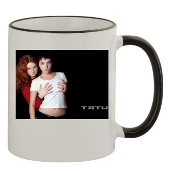 TATU 11oz Colored Rim & Handle Mug