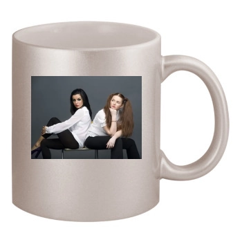 TATU 11oz Metallic Silver Mug