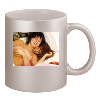 TATU 11oz Metallic Silver Mug