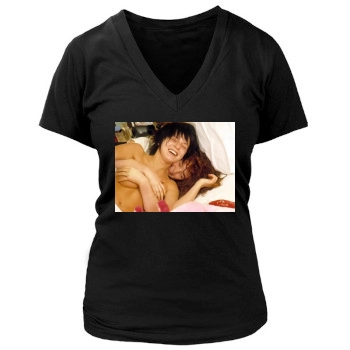 TATU Women's Deep V-Neck TShirt