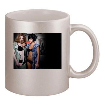 TATU 11oz Metallic Silver Mug