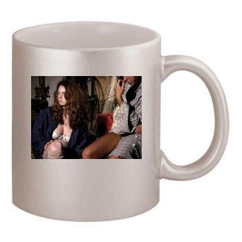 TATU 11oz Metallic Silver Mug