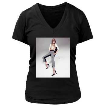 Taylor Swift Women's Deep V-Neck TShirt