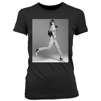 Taylor Swift Women's Junior Cut Crewneck T-Shirt