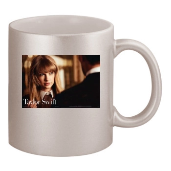 Taylor Swift 11oz Metallic Silver Mug