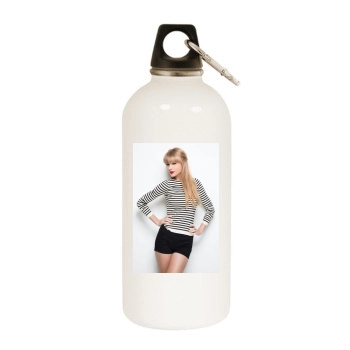 Taylor Swift White Water Bottle With Carabiner