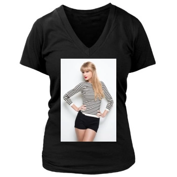 Taylor Swift Women's Deep V-Neck TShirt