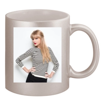 Taylor Swift 11oz Metallic Silver Mug