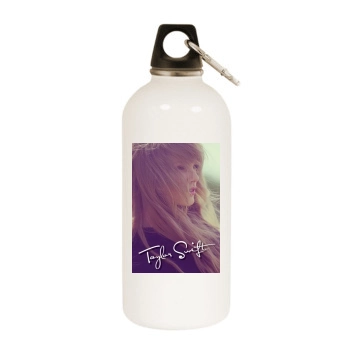 Taylor Swift White Water Bottle With Carabiner