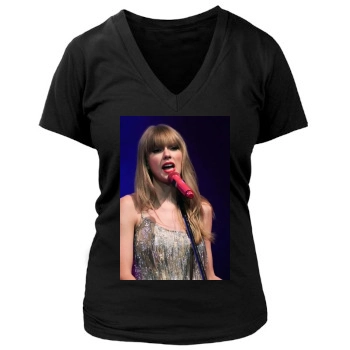 Taylor Swift Women's Deep V-Neck TShirt