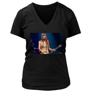 Taylor Swift Women's Deep V-Neck TShirt