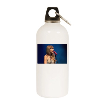 Taylor Swift White Water Bottle With Carabiner