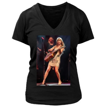 Taylor Swift Women's Deep V-Neck TShirt