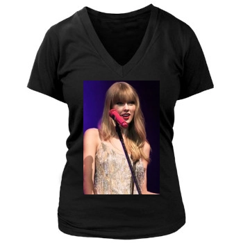 Taylor Swift Women's Deep V-Neck TShirt