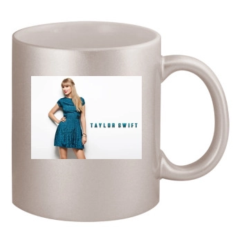 Taylor Swift 11oz Metallic Silver Mug