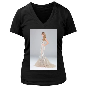 Taylor Swift Women's Deep V-Neck TShirt