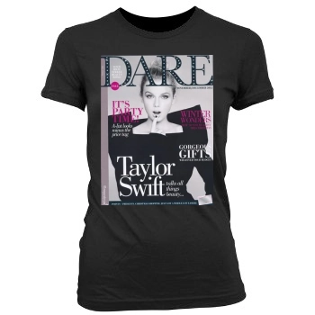 Taylor Swift Women's Junior Cut Crewneck T-Shirt