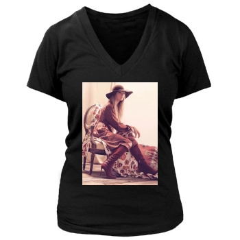 Taylor Swift Women's Deep V-Neck TShirt