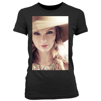 Taylor Swift Women's Junior Cut Crewneck T-Shirt