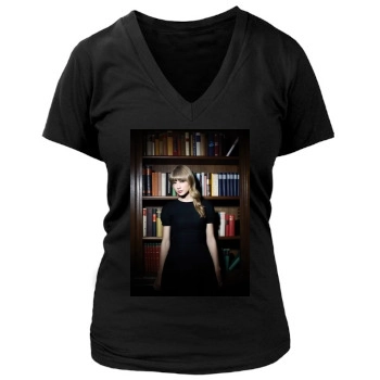 Taylor Swift Women's Deep V-Neck TShirt