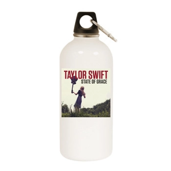 Taylor Swift White Water Bottle With Carabiner