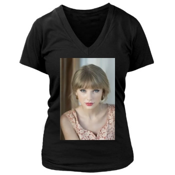 Taylor Swift Women's Deep V-Neck TShirt