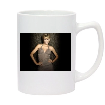 Tea Leoni 14oz White Statesman Mug