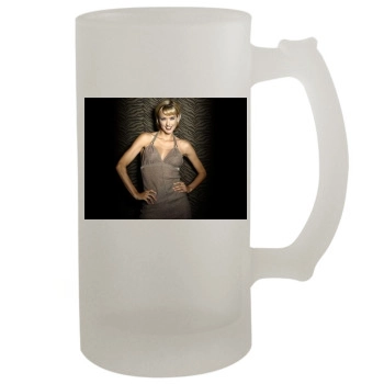 Tea Leoni 16oz Frosted Beer Stein