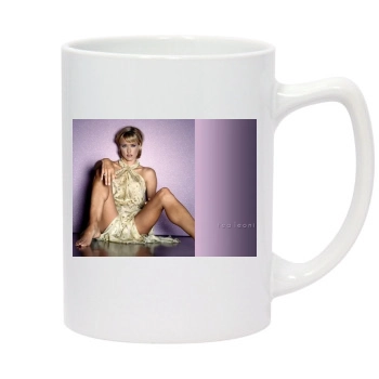 Tea Leoni 14oz White Statesman Mug