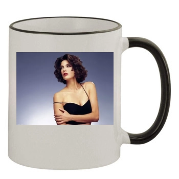 Teri Hatcher 11oz Colored Rim & Handle Mug