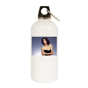 Teri Hatcher White Water Bottle With Carabiner