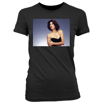 Teri Hatcher Women's Junior Cut Crewneck T-Shirt