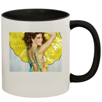 Teri Hatcher 11oz Colored Inner & Handle Mug