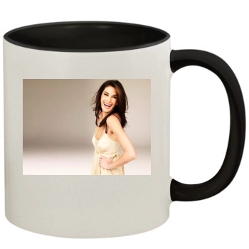 Teri Hatcher 11oz Colored Inner & Handle Mug