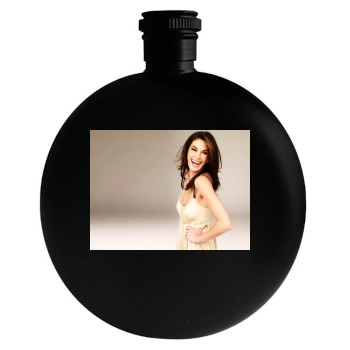 Teri Hatcher Round Flask