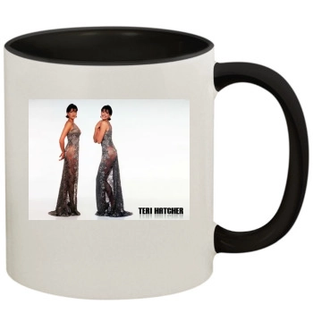 Teri Hatcher 11oz Colored Inner & Handle Mug