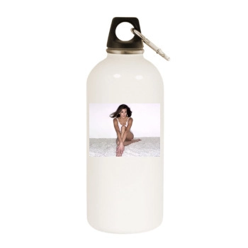 Teri Hatcher White Water Bottle With Carabiner