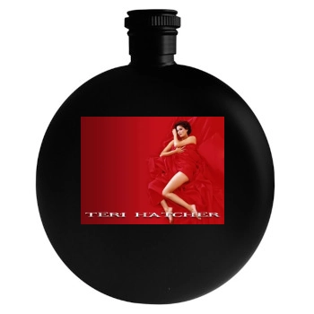 Teri Hatcher Round Flask