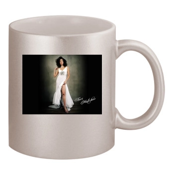 Teri Hatcher 11oz Metallic Silver Mug