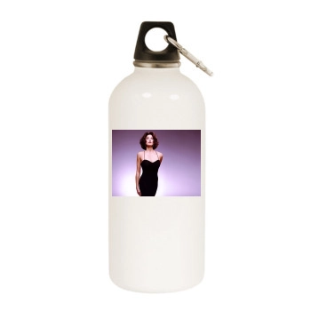 Teri Hatcher White Water Bottle With Carabiner