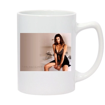 Teri Hatcher 14oz White Statesman Mug