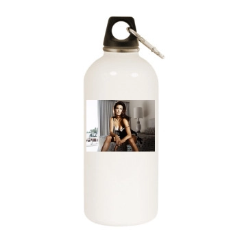 Teri Hatcher White Water Bottle With Carabiner