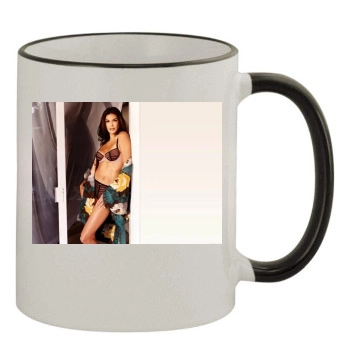 Teri Hatcher 11oz Colored Rim & Handle Mug