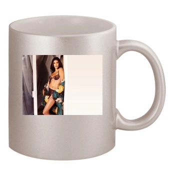 Teri Hatcher 11oz Metallic Silver Mug