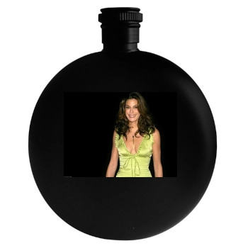 Teri Hatcher Round Flask