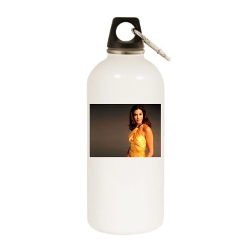 Teri Hatcher White Water Bottle With Carabiner