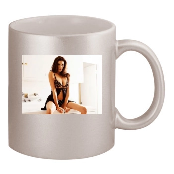 Teri Hatcher 11oz Metallic Silver Mug