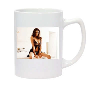 Teri Hatcher 14oz White Statesman Mug