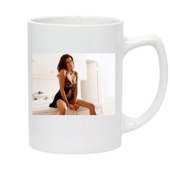 Teri Hatcher 14oz White Statesman Mug