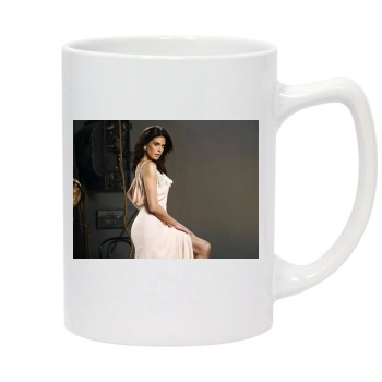 Teri Hatcher 14oz White Statesman Mug